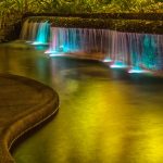 colored fountain